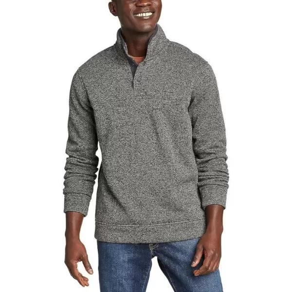 imageEddie Bauer Mens Radiator Fleece SnapFront PulloverCharcoal