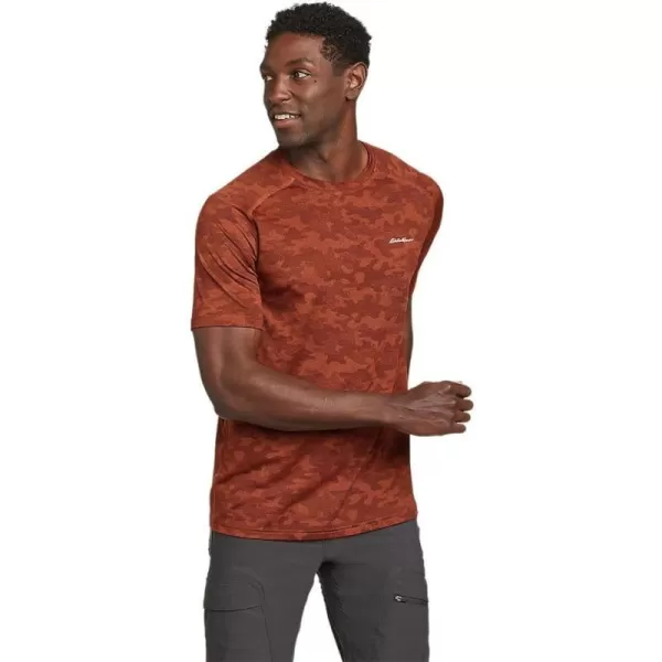 imageEddie Bauer Mens Resolution Jacquard TShirtRed Clay