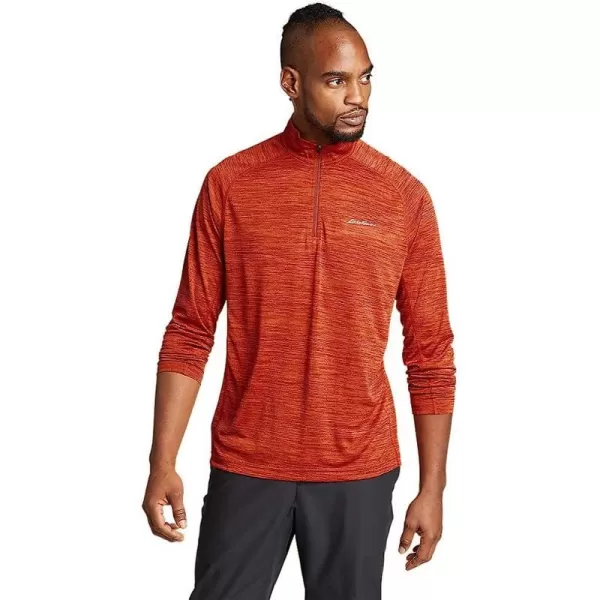imageEddie Bauer Mens Resolution LongSleeve 14ZipRegular Copper