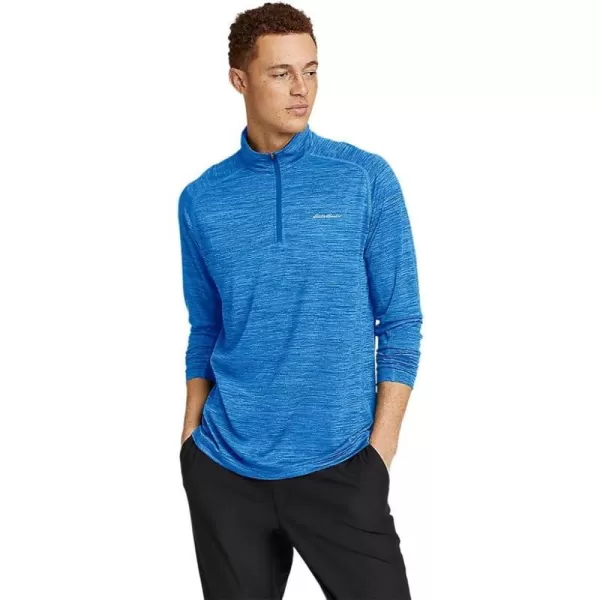 imageEddie Bauer Mens Resolution LongSleeve 14ZipSapphire