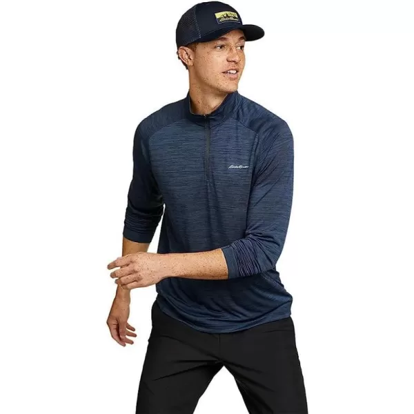 imageEddie Bauer Mens Resolution LongSleeve 14ZipTall Storm