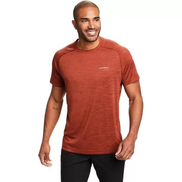 imageEddie Bauer Mens Resolution ShortSleeve TShirtRed Clay