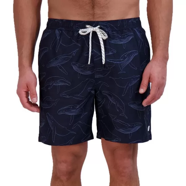imageEddie Bauer Mens SPF 50 Volley Swim Trunk  Fun Designs Comfortable and Stylish 7 InseamAtlantic