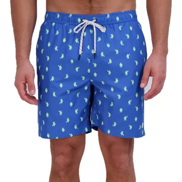 imageEddie Bauer Mens SPF 50 Volley Swim Trunk  Fun Designs Comfortable and Stylish 7 InseamBlue