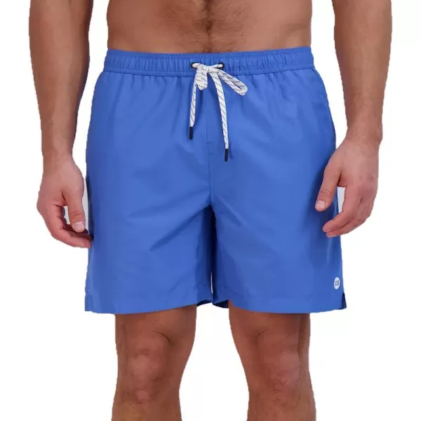 imageEddie Bauer Mens SPF 50 Volley Swim Trunk  Fun Designs Comfortable and Stylish 7 InseamBrilliant Blue