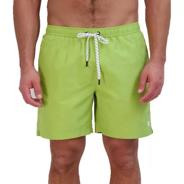 imageEddie Bauer Mens SPF 50 Volley Swim Trunk  Fun Designs Comfortable and Stylish 7 InseamCitron