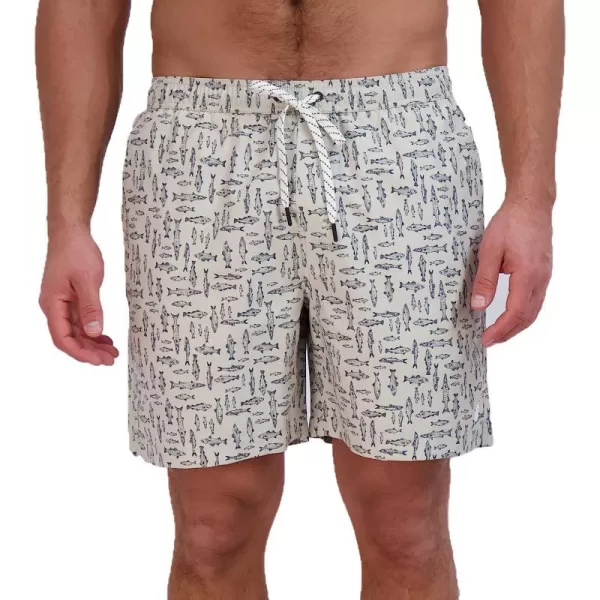 imageEddie Bauer Mens SPF 50 Volley Swim Trunk  Fun Designs Comfortable and Stylish 7 InseamPumice