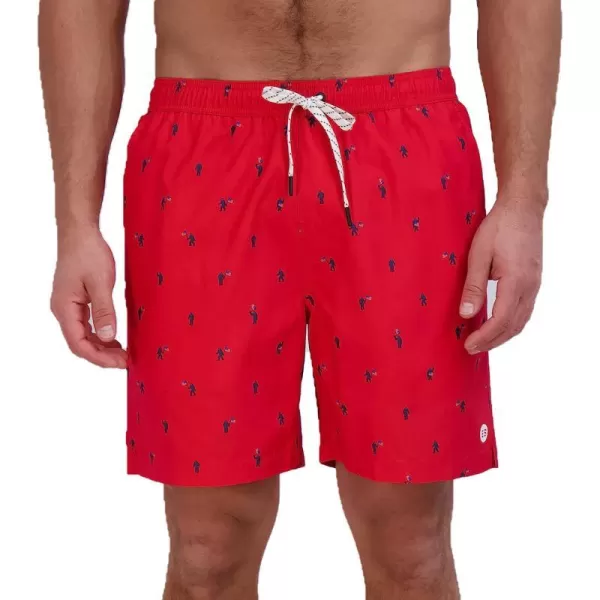 imageEddie Bauer Mens SPF 50 Volley Swim Trunk  Fun Designs Comfortable and Stylish 7 InseamSalsa