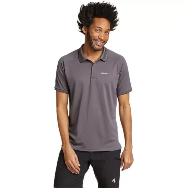 imageEddie Bauer Mens Ss Resolution Pro Polo 20Frost Gray