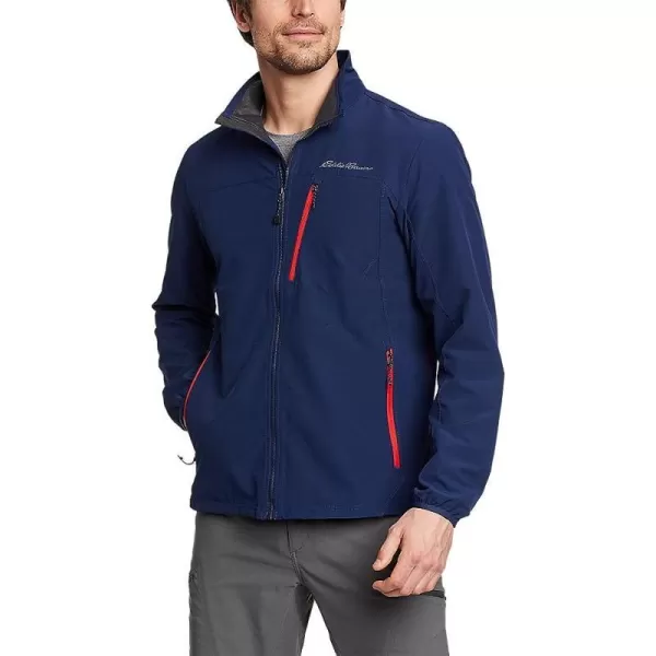 imageEddie Bauer Mens Stratify 20 Soft Shell JacketRegular Medium Indigo