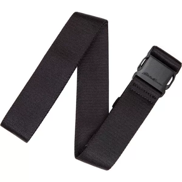 imageEddie Bauer Mens Trail Belt Active Stretch Webbing with Quick Release BuckleBlack