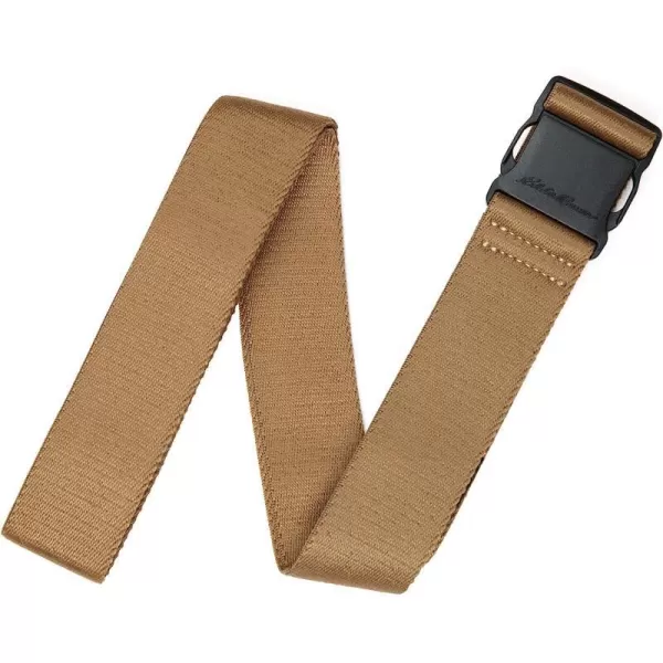 imageEddie Bauer Mens Trail Belt Active Stretch Webbing with Quick Release BuckleBrown