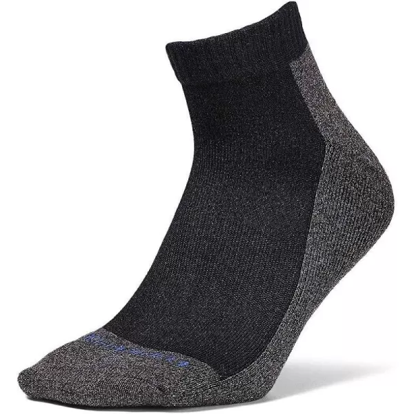 imageEddie Bauer Mens Trail COOLMAX Quarter SocksBlack