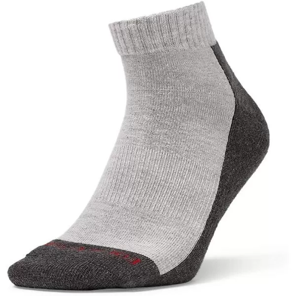 imageEddie Bauer Mens Trail COOLMAX Quarter SocksCharcoal Htr