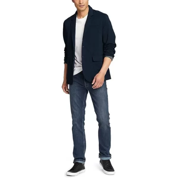 imageEddie Bauer Mens Ultimate Voyager Travel BlazerRegular Navy
