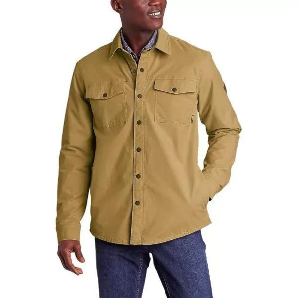 imageEddie Bauer Mens Voyager FleeceLined Shirt JacketRegular Saddle
