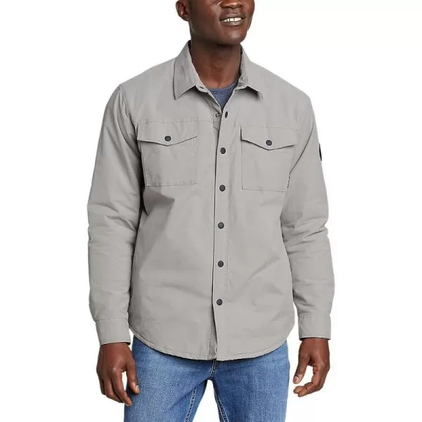 imageEddie Bauer Mens Voyager FleeceLined Shirt JacketTall Gray