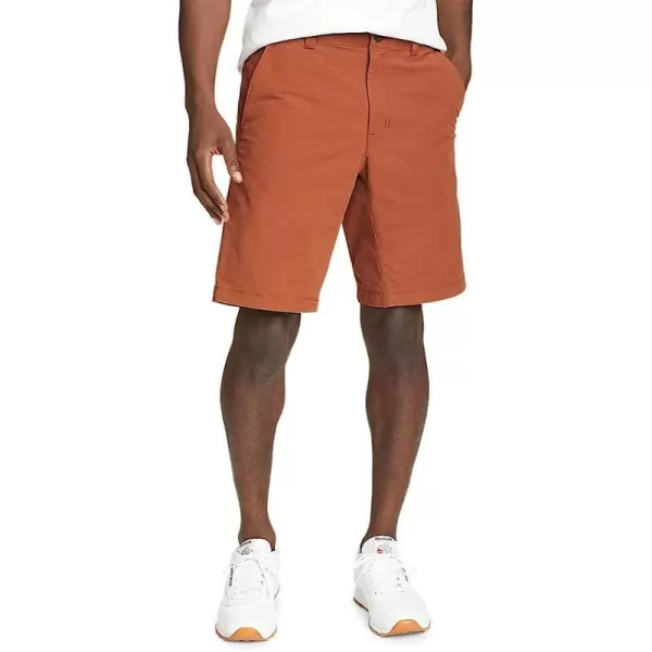 imageEddie Bauer Mens Voyager Flex 10 Chino ShortsRegular Paprika