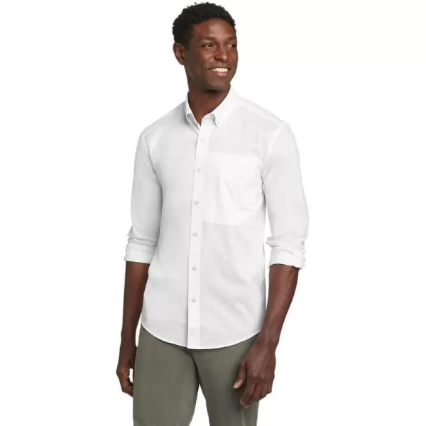 imageEddie Bauer Mens Voyager Flex LongSleeve ShirtWhite