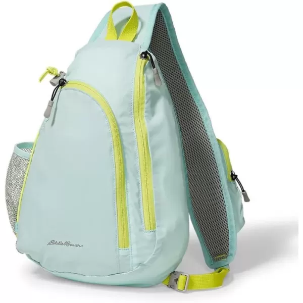 imageEddie Bauer Ripstop 8L Shoulder Sling Pack with Padded AirMesh Adjustable Crossbody Strap Light Aqua ONE Size RegularEddie Bauer Ripstop 8L Shoulder Sling Pack with Padded AirMesh Adjustable Crossbody Strap Light Aqua ONE Size Regular
