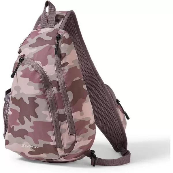 imageEddie Bauer Ripstop 8L Shoulder Sling Pack with Padded AirMesh Adjustable Crossbody Strap Misty Rose ONE Size RegularEddie Bauer Ripstop 8L Shoulder Sling Pack with Padded AirMesh Adjustable Crossbody Strap Misty Rose ONE Size Regular