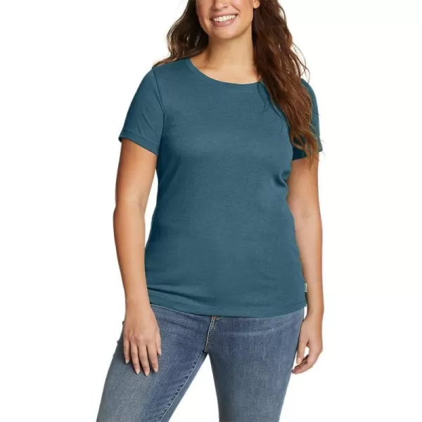imageEddie Bauer Stines ShortSleeve Crew TShirtPeacock