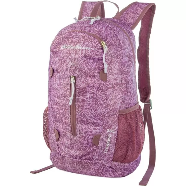 imageEddie Bauer Stowaway Packable BackpackMade from Ripstop Polyester Maroon 20LLilac