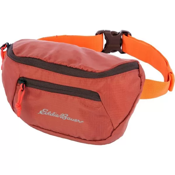 imageEddie Bauer Stowaway Packable WaistpackMade from Ripstop Polyester with 2 Secure Zip PocketsMaroon