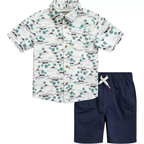 imageEddie Bauer Toddler Boys Shorts Set  Polo Shirt and Shorts Matching Outfit  Clothing Set for Toddler Boys 2T4TPrintedNavy