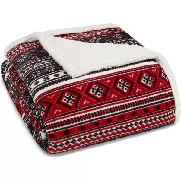 imageEddie Bauer Twin Blanket Ultra Soft amp Cozy Plush Home Dcor All Season Bedding Vail Plaid Grey TwinBlackRedWhite Twin