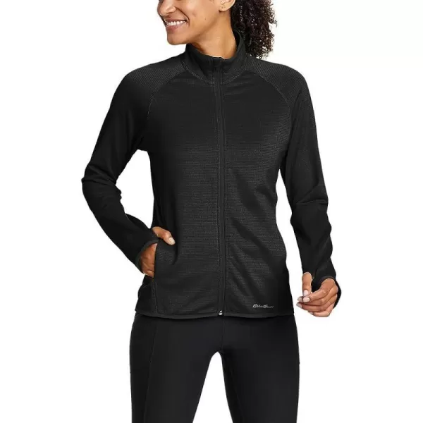 imageEddie Bauer Womens Activator Grid Fleece FullZipBlack