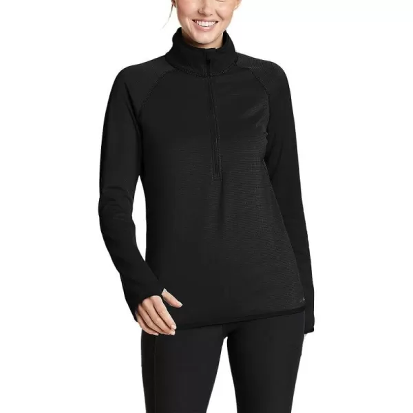 imageEddie Bauer Womens Activator Grid Fleece HalfZipBlack