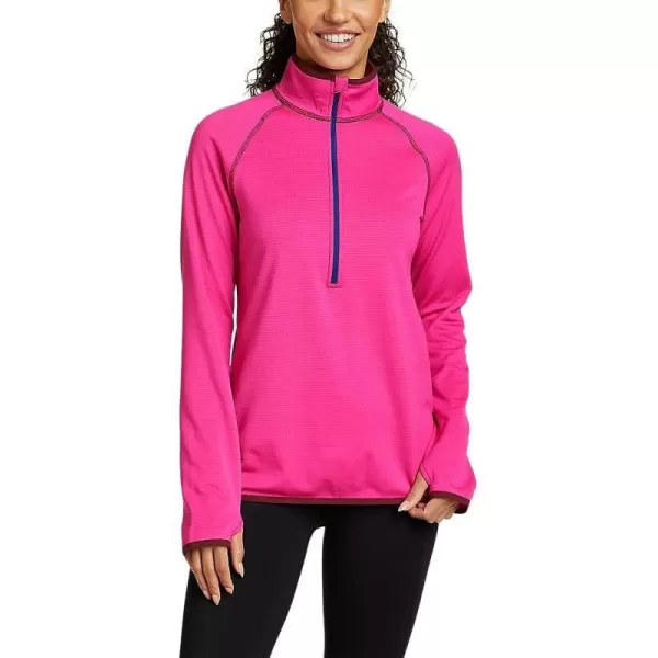 imageEddie Bauer Womens Activator Grid Fleece HalfZipLava