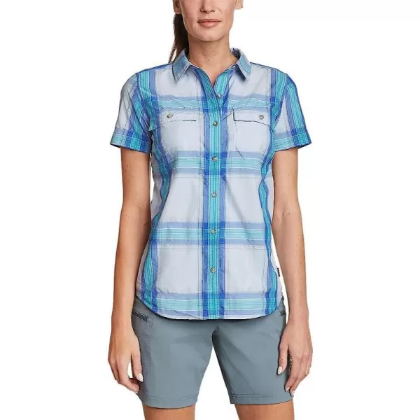 imageEddie Bauer Womens Adventurer 30 ShortSleeve ShirtTurquoise