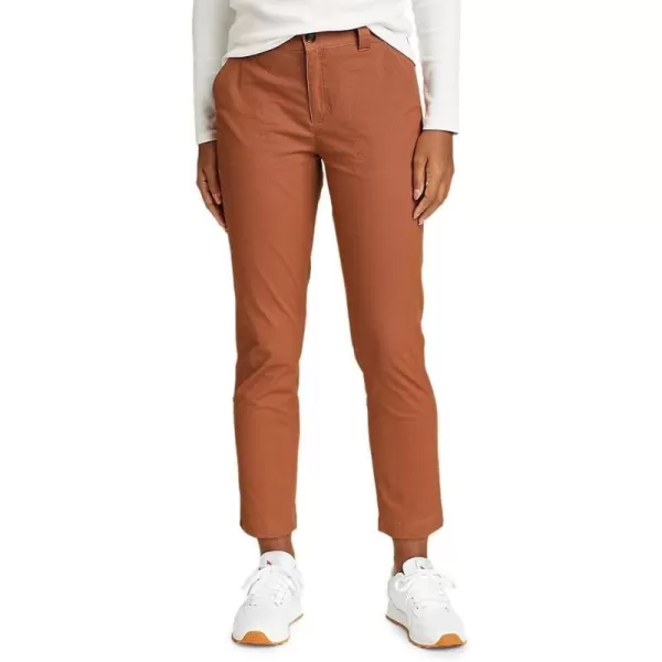 imageEddie Bauer Womens Adventurer Stretch Ripstop Ankle PantsPetite Cocoa