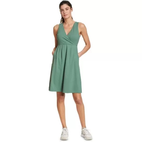 imageEddie Bauer Womens Aster Crossover Dress  SolidDk Seafoam
