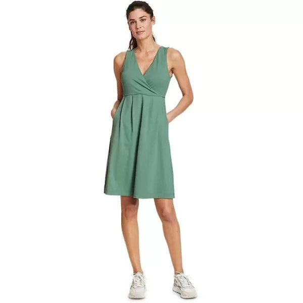 imageEddie Bauer Womens Aster Crossover Dress  SolidPlus Dk Seafoam