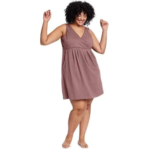 imageEddie Bauer Womens Aster Crossover Dress  SolidPlus Dusty Violet