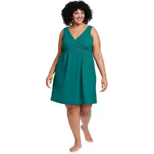 imageEddie Bauer Womens Aster Crossover Dress  SolidPlus Seamoss