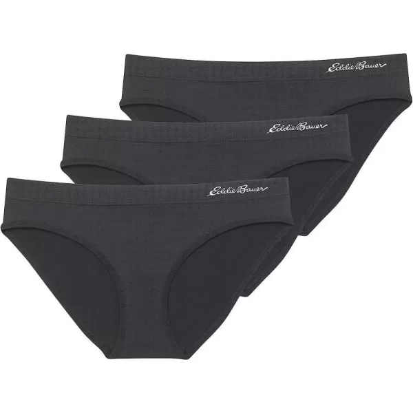 imageEddie Bauer Womens Bikini Underwear 3 PackBlackBlackBlack