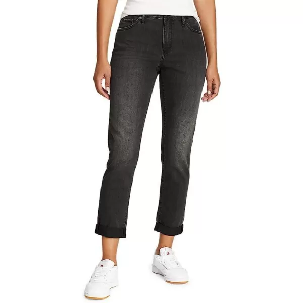 imageEddie Bauer Womens Boyfriend Jeans  Slim LegPlus Size Washed Cinder