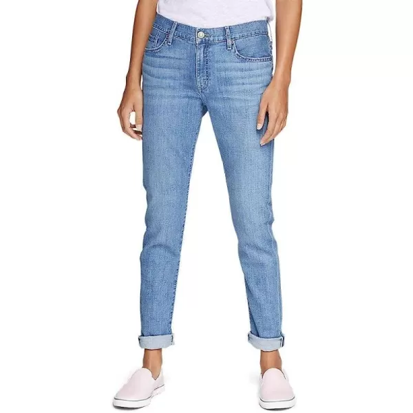imageEddie Bauer Womens Boyfriend Jeans  Slim LegRegular Pacific Wash