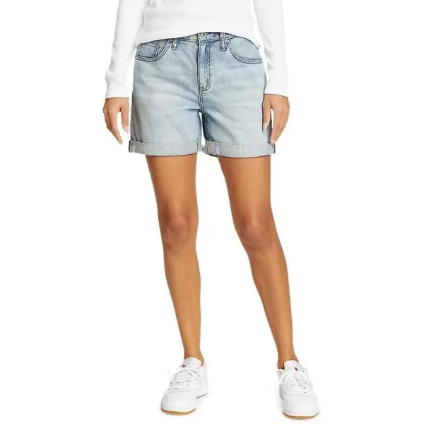 imageEddie Bauer Womens Boyfriend Rolled ShortsPlus Faded Vintage