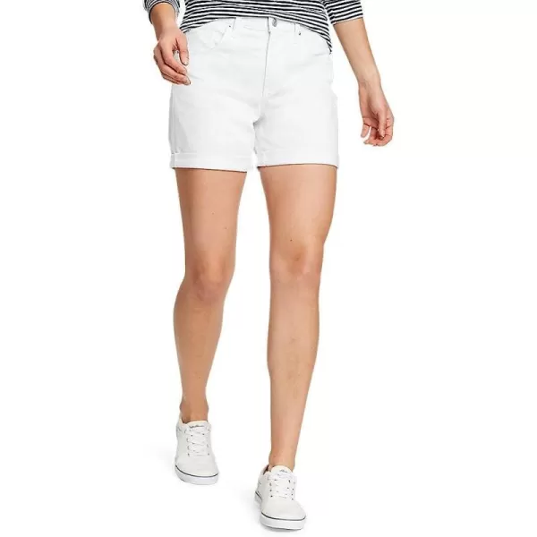 imageEddie Bauer Womens Boyfriend Rolled ShortsPlus White