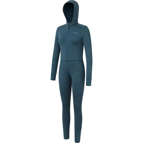 imageEddie Bauer Womens Brushed CatsuitDark Teal Heather