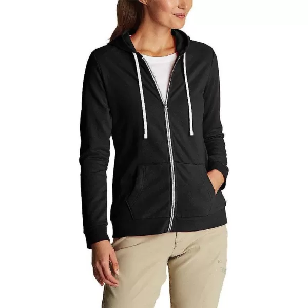 imageEddie Bauer Womens Camp Fleece FullZip HoodieBlack
