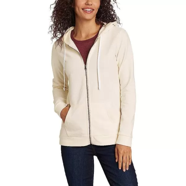 imageEddie Bauer Womens Camp Fleece FullZip HoodieIvory