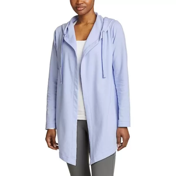 imageEddie Bauer Womens Camp Fleece Hoodie WrapPeriwinkle