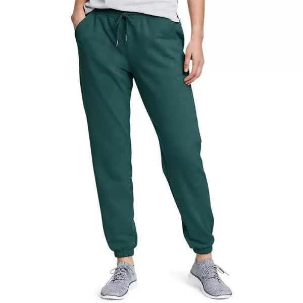 imageEddie Bauer Womens Camp Fleece Jogger PantsDk Evergreen