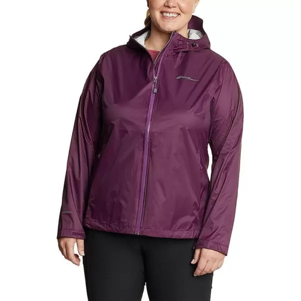 imageEddie Bauer Womens Cloud Cap Rain JacketPlus Dk Plum